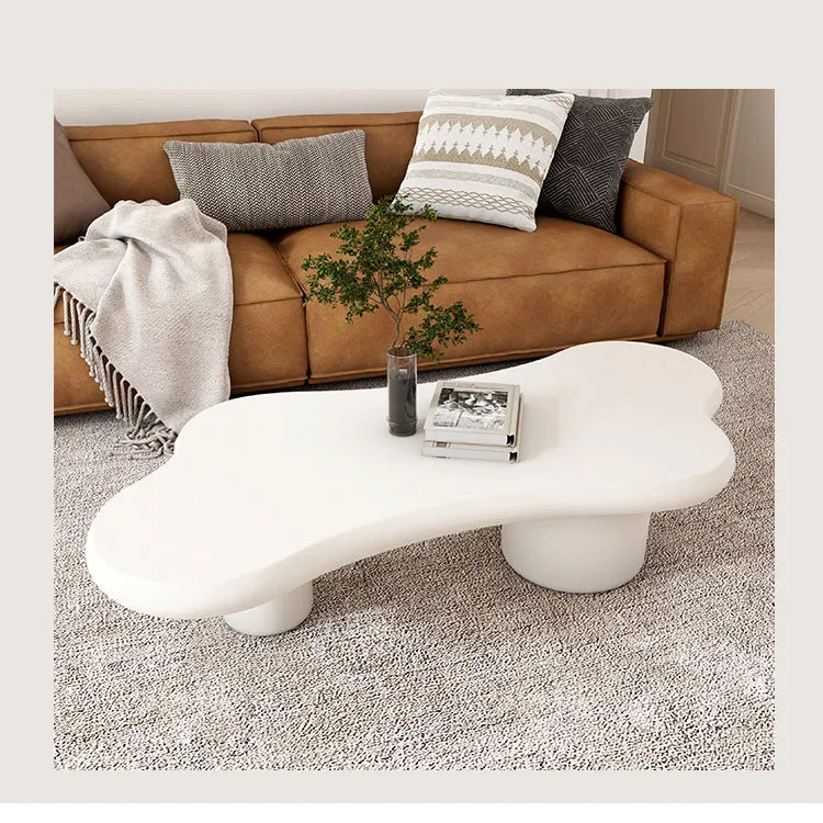 Modern Minimalist Concrete Tea Table - Stylish Living Room Accent Piece hsj-2251