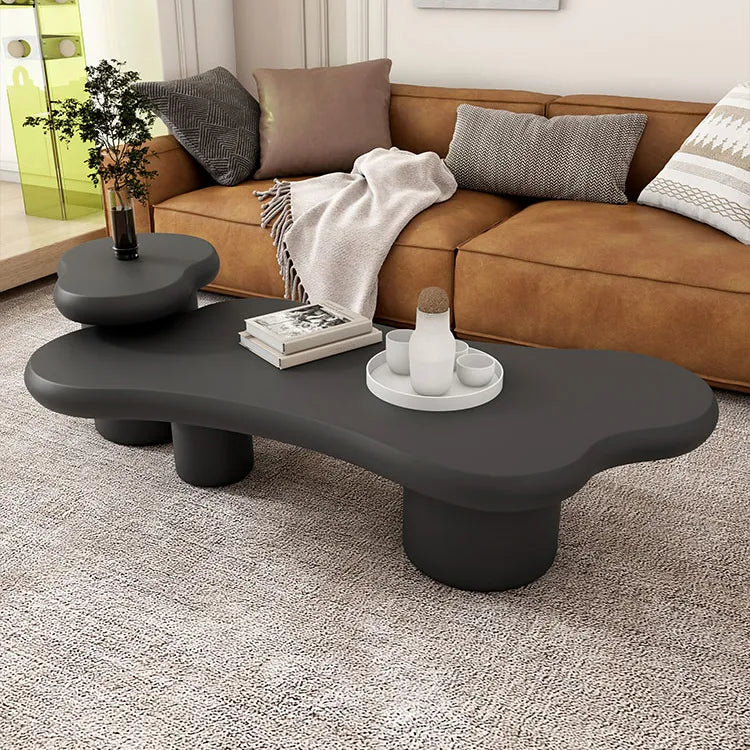 Modern Minimalist Concrete Tea Table - Stylish Living Room Accent Piece hsj-2251