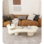 Modern Minimalist Concrete Tea Table - Stylish Living Room Accent Piece hsj-2251