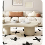 Modern Minimalist Concrete Tea Table - Stylish Living Room Accent Piece hsj-2251