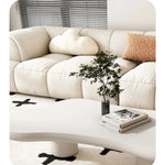 Modern Minimalist Concrete Tea Table - Stylish Living Room Accent Piece hsj-2251