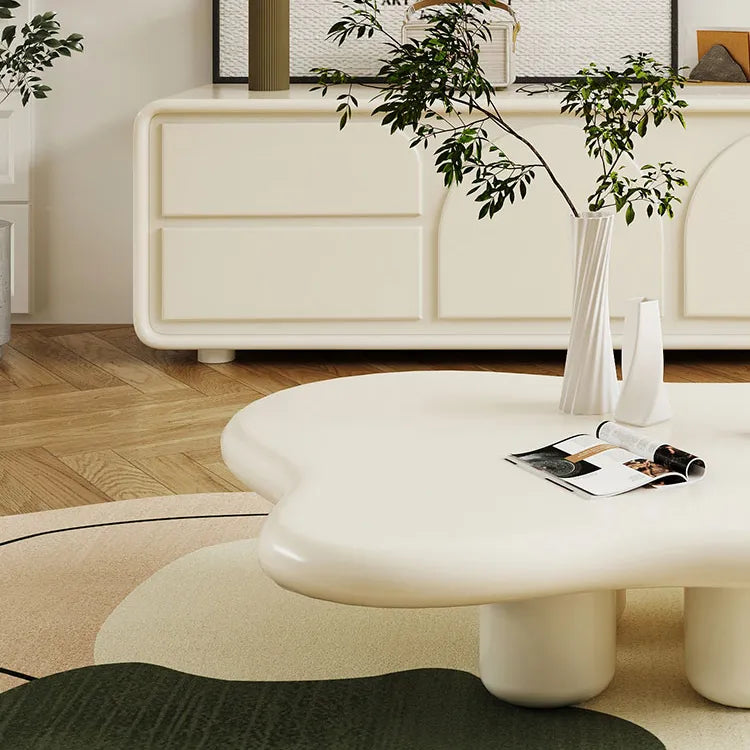 Modern White TV Cabinet with Sleek Minimalist Design for Stylish Living Rooms hsj-2260