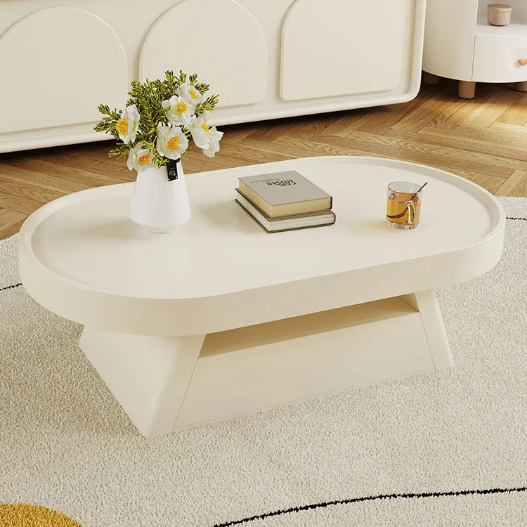 Modern Sleek White Tea Table - Elegant Design for Stylish Living Rooms hsj-2269