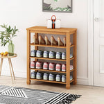 Bamboo Storage Rack - Stylish Natural Wood Finish for Home Organization hsl-102