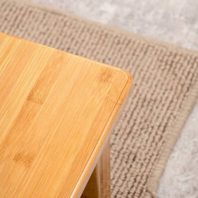 Stunning Bamboo Tea Table in Natural Wood Finish - Perfect for Any Home Decor hsl-126