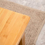 Stunning Bamboo Tea Table in Natural Wood Finish - Perfect for Any Home Decor hsl-126