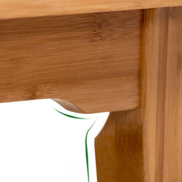 Stunning Bamboo Tea Table in Natural Wood Finish - Perfect for Any Home Decor hsl-126