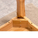 Stunning Bamboo Tea Table in Natural Wood Finish - Perfect for Any Home Decor hsl-126