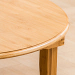 Natural Wood Color Bamboo Tea Table - Elegant and Stylish Decor Piece hsl-128