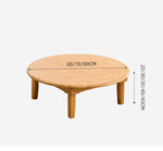 Natural Wood Color Bamboo Tea Table - Elegant and Stylish Decor Piece hsl-128