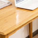 Stunning Natural Wood Color Bamboo Table - Perfect for Modern Interiors hsl-129