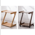 Elegant Dark Brown Bamboo Tea Table - Natural Wood Finish for Stylish Living Rooms hsl-133