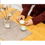 Elegant Natural Bamboo Tea Table – Perfect for Modern Living Spaces hsl-134