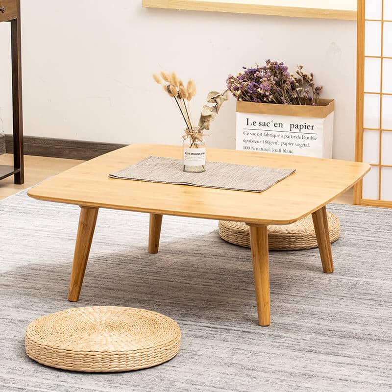 Elegant Natural Bamboo Tea Table – Perfect for Modern Living Spaces hsl-134