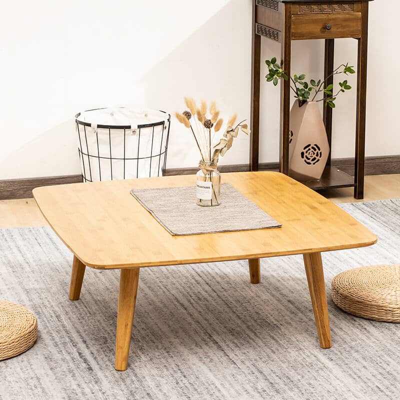 Elegant Natural Bamboo Tea Table – Perfect for Modern Living Spaces hsl-134