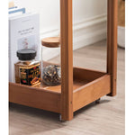 Elegant Brown Bamboo Tea Table for Chic Living Spaces hsl-300