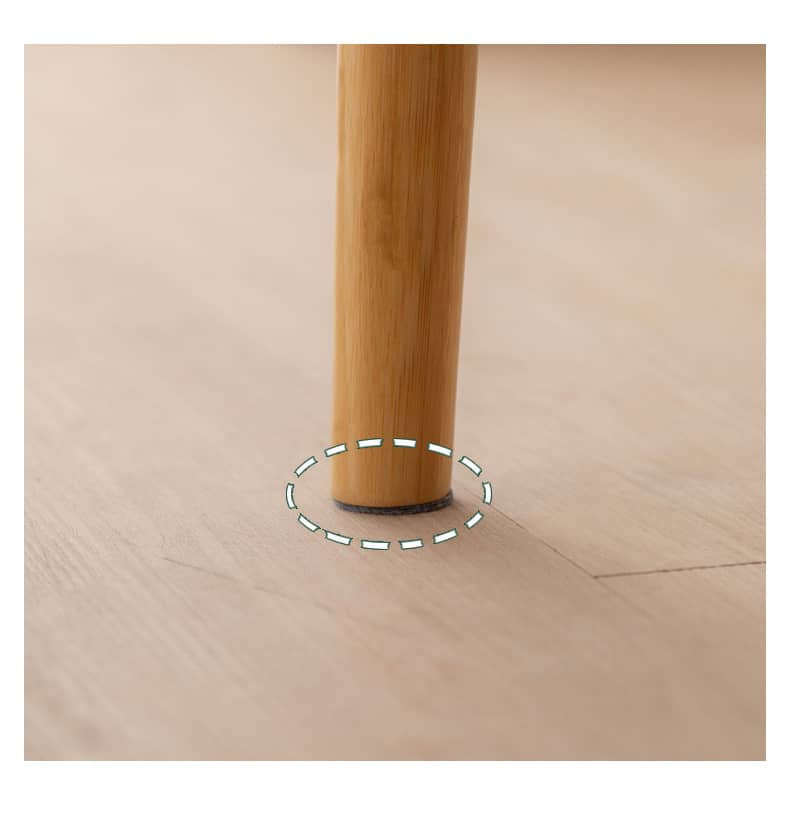 Elegant Natural Bamboo Wood Dining Table - Premium Quality for Modern Homes hsl-71