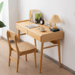 Elegant Natural Bamboo Wood Dining Table - Premium Quality for Modern Homes hsl-71