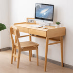 Elegant Natural Bamboo Wood Dining Table - Premium Quality for Modern Homes hsl-71