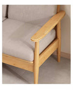 Elegant Bamboo Sofa in Natural Wood Finish - Perfect for Modern Homes hsl-72