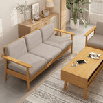Elegant Bamboo Sofa in Natural Wood Finish - Perfect for Modern Homes hsl-72