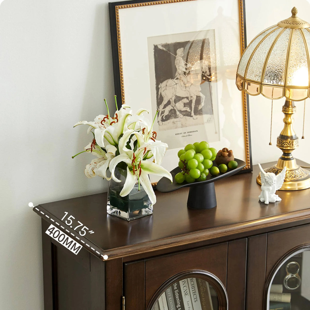 Elegant Chinese Tulipwood Cabinet with Tempered Glass Doors - Enhance Your Living Space hsmjx-4165