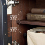 Mid-Century Modern TV Stand with Red Oak Multi-Layer Board - Stylish Storage Solution hsmjx-4169