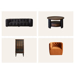 Mid-Century Modern TV Stand with Red Oak Multi-Layer Board - Stylish Storage Solution hsmjx-4169