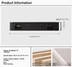 Stylish Modern TV Cabinet with Multi-Layer Board, Glass, and Stainless Steel Accents - Perfect for Living Room Décor hsms-4907