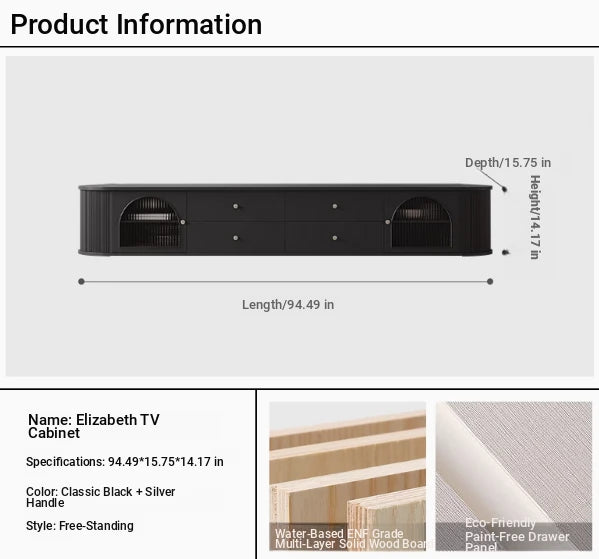 Stylish Modern TV Cabinet with Multi-Layer Board, Glass, and Stainless Steel Accents - Perfect for Living Room Décor hsms-4907