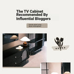 Stylish Modern TV Cabinet with Multi-Layer Board, Glass, and Stainless Steel Accents - Perfect for Living Room Décor hsms-4907