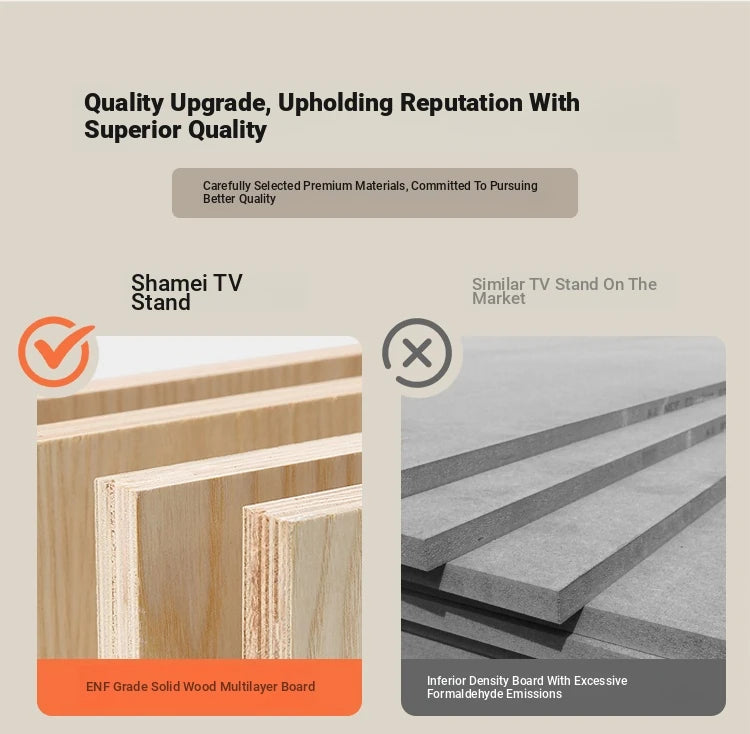 Stylish Modern TV Cabinet with Multi-Layer Board, Glass, and Stainless Steel Accents - Perfect for Living Room Décor hsms-4907