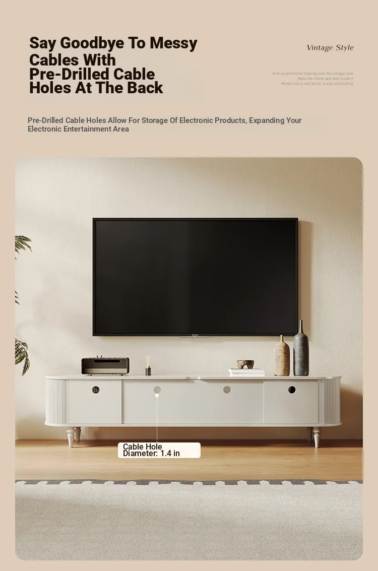 Stylish Modern TV Cabinet with Multi-Layer Board, Glass, and Stainless Steel Accents - Perfect for Living Room Décor hsms-4907