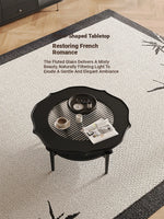 Elegant Glass Tea Table with Modern Design - Perfect for Living Room Décor! hsms-4915