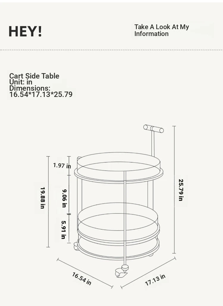 Stylish Solid Wood & Stainless Steel Bar Cart with Synthetic Leather Trim – Perfect for Entertaining and Home Decor hsms-4916
