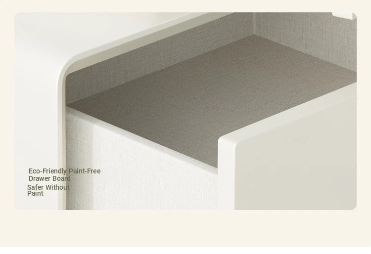 Stylish Multi-Layer Board Bedside Cupboard with Stainless Steel Base - Modern Nightstand for Bedroom Storage hsms-4917