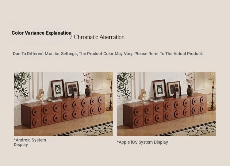 Stylish Multi-Layer Board Cabinet with Unique Circular Design - Modern Storage Solution for Your Home hsms-4925