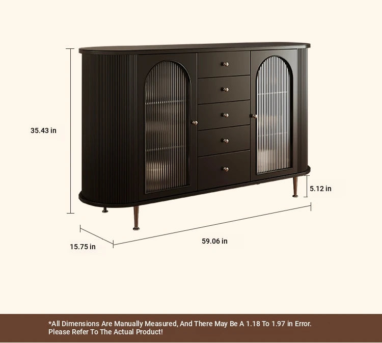 Elegant Solid Wood Cabinet with Glass and Ceramic Accents – Modern Storage Solution for Stylish Interiors hsms-4927