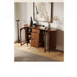 Elegant Multi-Layer Board Cabinet with Glass Doors and Stylish Design – Perfect for Modern Home Décor hsms-4928