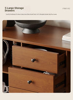 Elegant Multi-Layer Board Cabinet with Glass Doors and Stylish Design – Perfect for Modern Home Décor hsms-4928