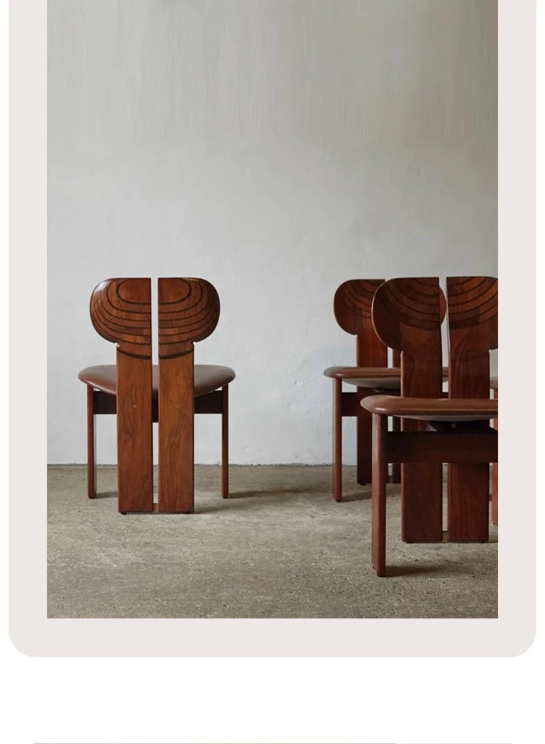 Stylish Ash Wood Chair with PU Leather Seat - Modern Design for Any Space hsms-4934