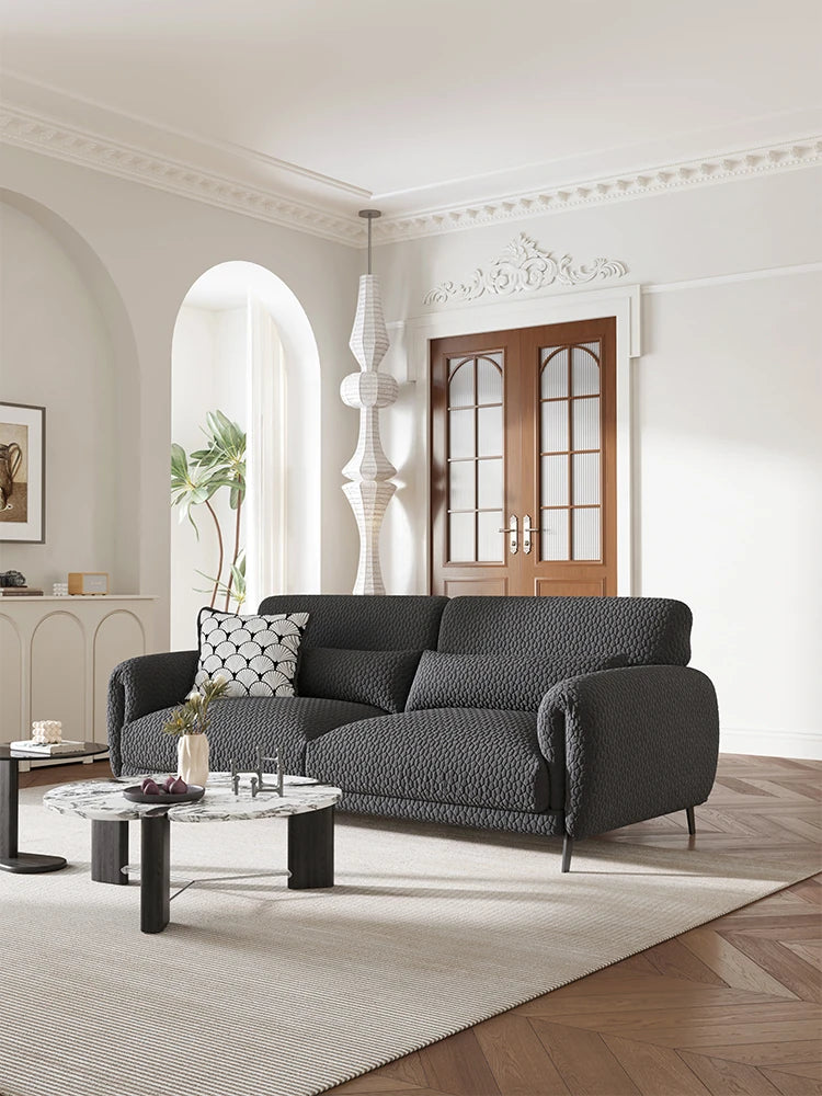 Elegant Ash Wood and Marble Coffee Table with Tempered Glass - Modern Living Room Accent hsms-4936