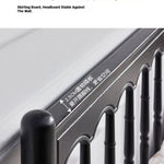 Stylish Red Oak Pine Bed Frame with Elegant Headboard – Perfect Blend of Comfort and Chic Design for Your Bedroom hsxz-2157