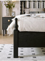 Stylish Red Oak & Pine Bed Frame - Modern Design for Your Bedroom Sanctuary hsxz-2159