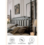 Stylish Red Oak & Pine Bed Frame - Modern Design for Your Bedroom Sanctuary hsxz-2159