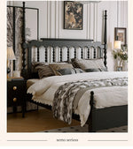 Stylish Red Oak & Pine Bed Frame - Modern Design for Your Bedroom Sanctuary hsxz-2159
