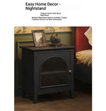 Elegant Ash Wood and Cherry Wood Upholstered Bed with Spacious Foam Mattress and Stylish Storage Drawers hsxz-2160