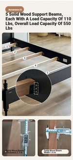 Elegant Red Oak Solid Wood Bed with Suede and Foam Comfort - Modern Multi-Layer Design for Stylish Bedrooms hsxz-2162