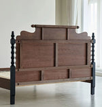 Elegant Solid Red Oak Bed Frame - Sturdy Design with Long Planks, No Splicing for Ultimate Comfort hsxz-2163