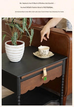 Stylish Red Oak Bedside Cupboard with Unique Design – Perfect for Your Living Room or Bedroom hsxz-2169
